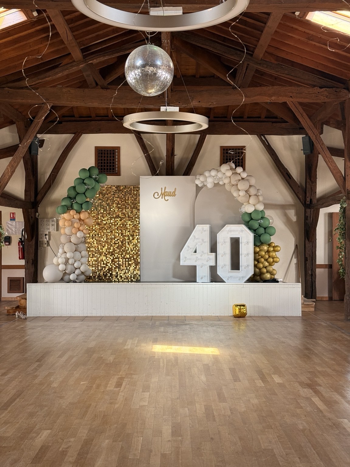 Décoration événementielle Maison Effervescence — anniversaire 40 ans